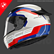 BMW Motorrad SPORT RACE CIRCUIT Full Face Motosiklet Yarış Kask 54/55 resmi