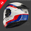 BMW Motorrad SPORT RACE CIRCUIT Full Face Motosiklet Yarış Kask 54/55 resmi