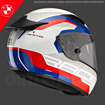 BMW Motorrad SPORT RACE CIRCUIT Full Face Motosiklet Yarış Kask 54/55 resmi