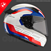 BMW Motorrad SPORT RACE CIRCUIT Full Face Motosiklet Yarış Kask 54/55 resmi