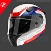 BMW Motorrad SPORT RACE CIRCUIT Full Face Motosiklet Yarış Kask 54/55 resmi