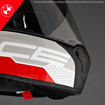 BMW Motorrad SPORT RACE CIRCUIT Full Face Motosiklet Yarış Kask 54/55 resmi