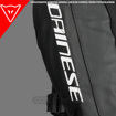 Dainese RACING 3 SPORT RACING Korumalı Deri Motosiklet Mont 52 resmi