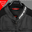 Dainese RACING 3 SPORT RACING Korumalı Deri Motosiklet Mont 52 resmi