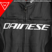 Dainese RACING 3 SPORT RACING Korumalı Deri Motosiklet Mont 52 resmi