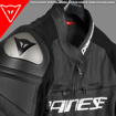 Dainese RACING 3 SPORT RACING Korumalı Deri Motosiklet Mont 52 resmi