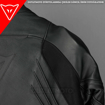 Dainese RACING 3 SPORT RACING Korumalı Deri Motosiklet Mont 52 resmi