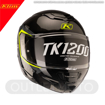 KLIM TK1200 CARBON Fotokromik Çene Açılır Grand Tour Kask 61/62 resmi