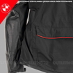BMW Motorrad XRIDE Deri/Tekstil Motosiklet Mont Ceket 52 resmi