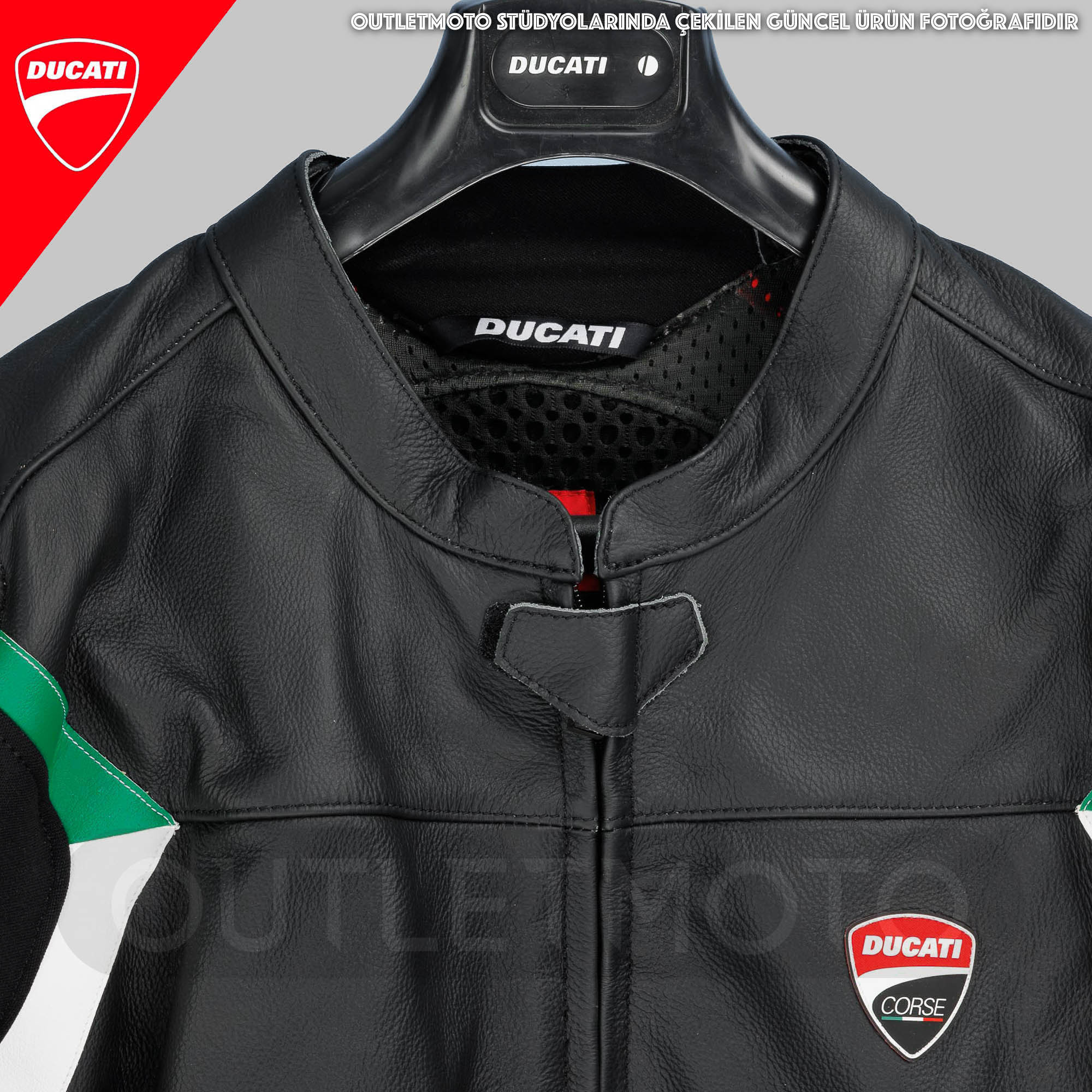 OUTLETMOTO. Dainese Ducati CORSE C3 Sport Touring Deri Motosiklet Mont 56