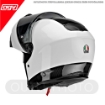 AGV SPORTMODULAR CARBON Çene Açılır Güneş Vizörlü Kask 55/56 + Koyu Vizör + İnterkom resmi