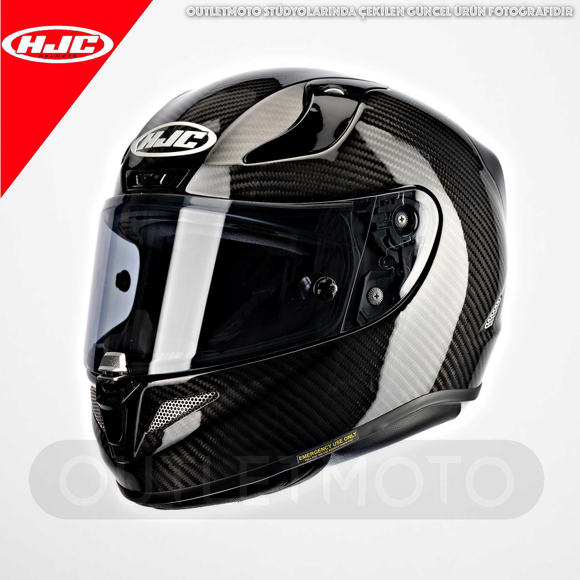 OUTLETMOTO. HJC RPHA 11 PRO CARBON Full Face Motosiklet Sport Racing ...