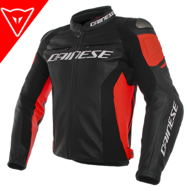 Dainese RACING 3 SPORT/RACING Korumalı Deri Motosiklet Mont 58 resmi