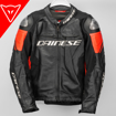Dainese RACING 3 SPORT/RACING Korumalı Deri Motosiklet Mont 58 resmi