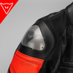Dainese RACING 3 SPORT/RACING Korumalı Deri Motosiklet Mont 58 resmi