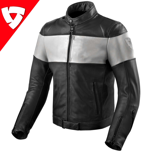 Revit NOVA Retro/Klasik/Cafe Racer Deri Motosiklet Mont Ceket 56 resmi