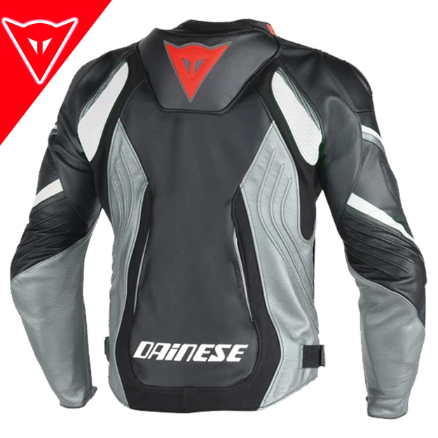 Dainese SUPER SPEED D1 Hörgüçlü SPORT RACING Deri Yarış Motosiklet Mont Ceket 50 resmi