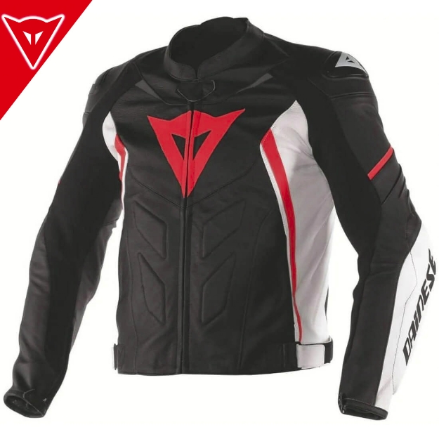 Dainese AVRO D1 SPORT/RACING Korumalı Deri Motosiklet Mont 56 resmi