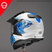 BMW GS CARBON EVO One World Terekli Adventure Motosiklet Kask 56/57 resmi