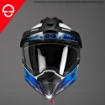BMW GS CARBON EVO One World Terekli Adventure Motosiklet Kask 56/57 resmi