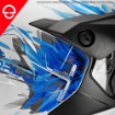 BMW GS CARBON EVO One World Terekli Adventure Motosiklet Kask 56/57 resmi