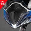 BMW GS CARBON EVO One World Terekli Adventure Motosiklet Kask 56/57 resmi