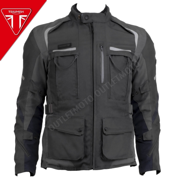 Alpinestars TRIUMPH NAVIGATOR ADVENTURE Korumalı Motosiklet Mont Ceket 52 resmi