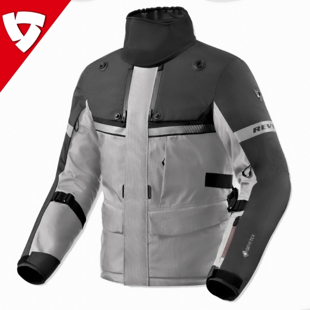 Revit POSEIDON 3 GTX PRO 3L Lamine Teknik Motosiklet Mont Ceket 54 resmi