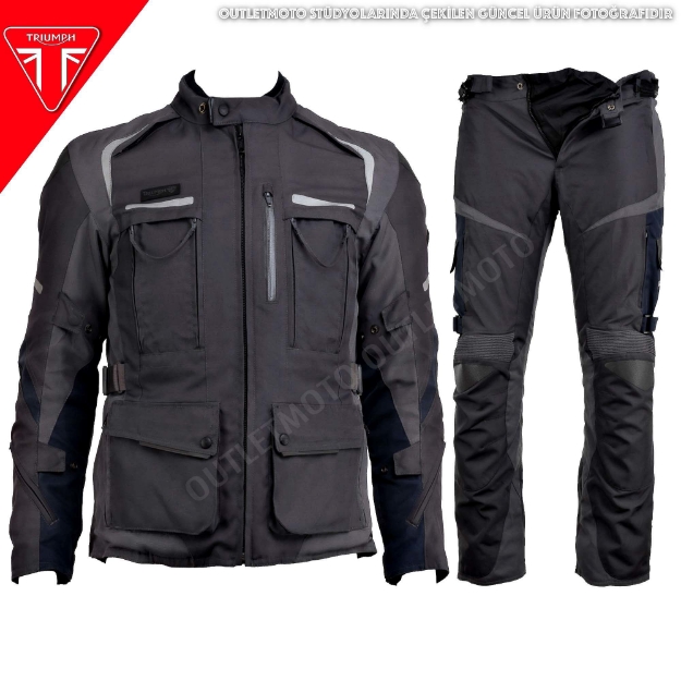 Alpinestars TRIUMPH NAVIGATOR ADVENTURE Motosiklet Mont Pantolon Takım 56 resmi