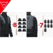 Dainese STELVIO D-AIR D-DRY XT Airbag Hava Yastıklı Korumalı 4 Mevsim Motosiklet Mont Ceket L resmi